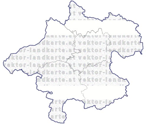Landkarte Oberoesterreich Regionen