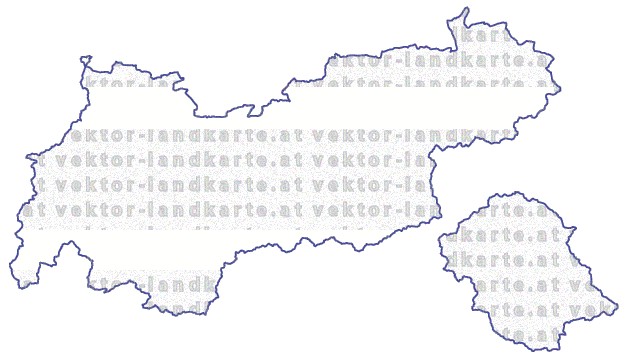 Landkarte Tirol
