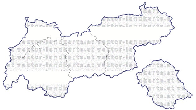 Landkarte Tirol Regionen